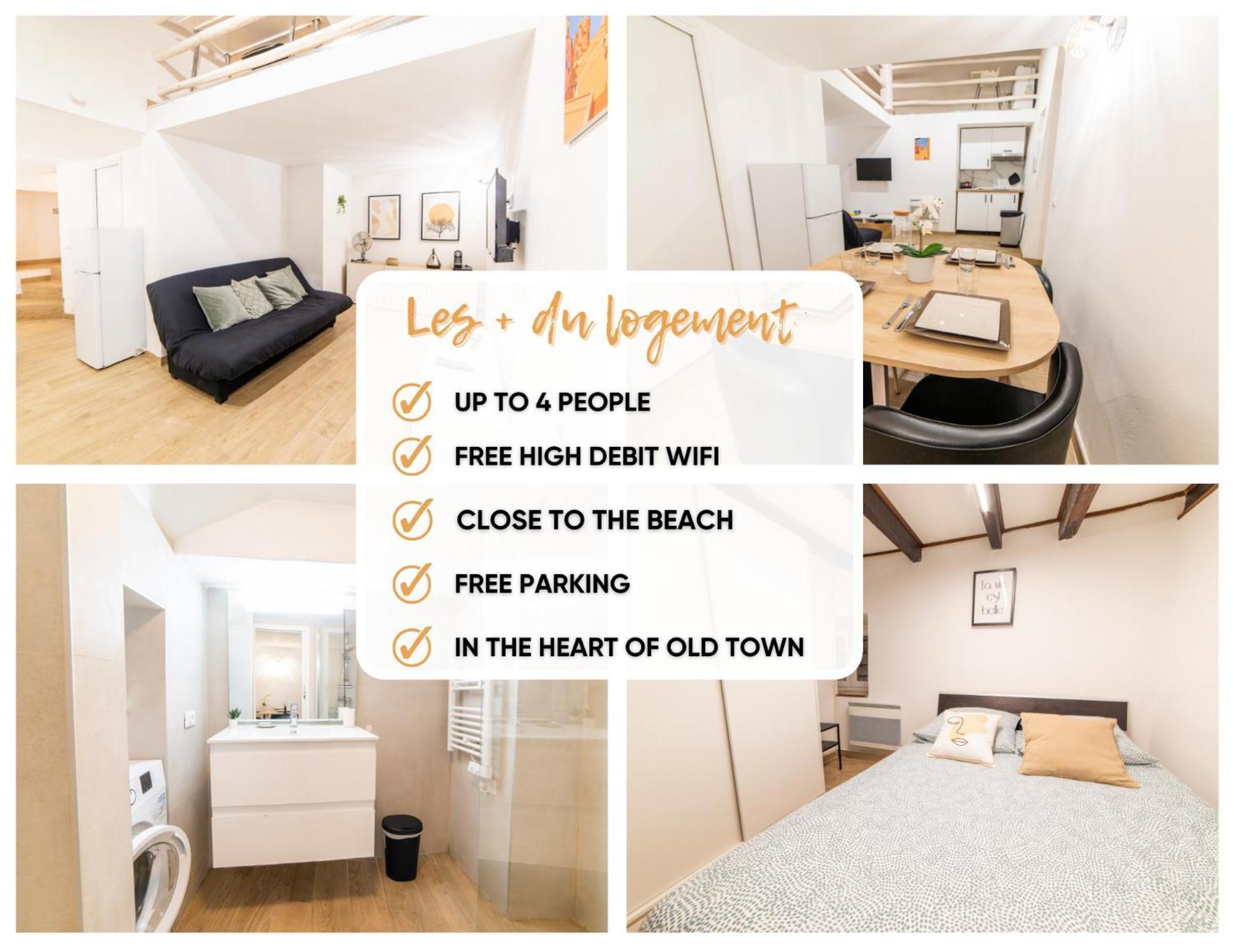 Ou Mentounasc - Duplex Vieille Ville Menton - Free Parking Luaran gambar
